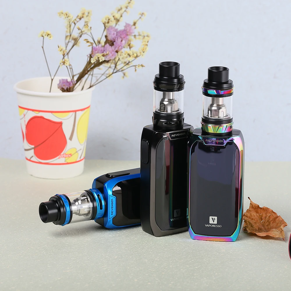 

Original Vaporesso Revenger with 220W Vape Mod NRG Tank Mesh Drip Tip Revolutionary IML Design Electronic Cigarette