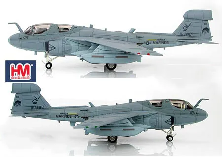 

HOBBYMASTER 1/72 Scale Military Model Toys Grumman EA-6B Prowler VAQ-135 "Black Ravens" Fighter Diecast Metal Plane Model Toy