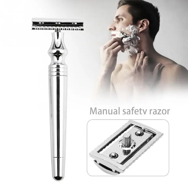 

Simple Shaver Double Edge Trimmer Safety Shaving Beard Razor Set
