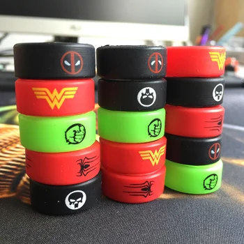 

Electronic Cigarette Accessories Batman Superman Non Slip Rubber Band Silicone Vape Band Ring for e-Cigarette Mechanical Mod 50