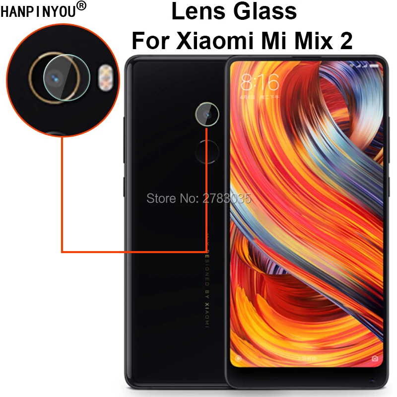 

For Xiaomi Mi Mix 2 Mix2 5.99" Clear Ultra Slim Back Camera Lens Protector Rear Camera Lens Cover Tempered Glass Film