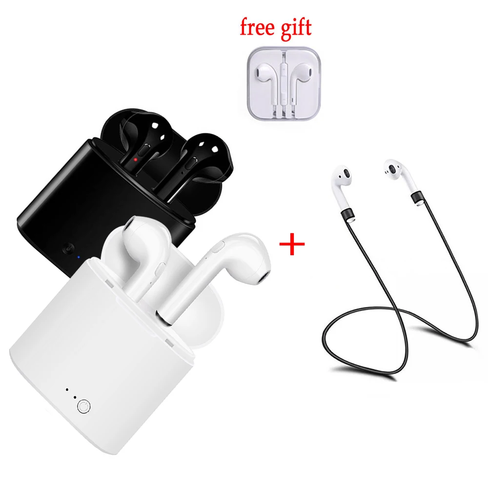 

I7S TWS Bluetooth Wireless Earphone with Mic Music Sport Headset1 airpads for appl e pods i12tws series headphones