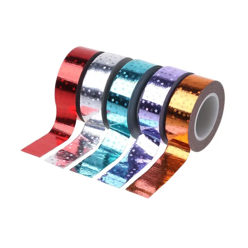 

Rhythmic Gymnastics Decoration Holographic RG Prismatic Glitter Tape Hoops Stick