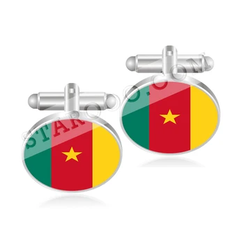 

Cameroon Canada Cape Verde Cayman Islands Central African Republic Chad Flag Cufflinks