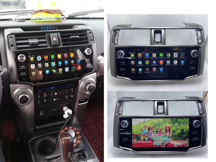 " Android 8,1 Octa Core автомобильный Радио для Toyota 4runner 4runner 2010 автомобильный dvd gps навигации стерео головное устройство мультимедиа