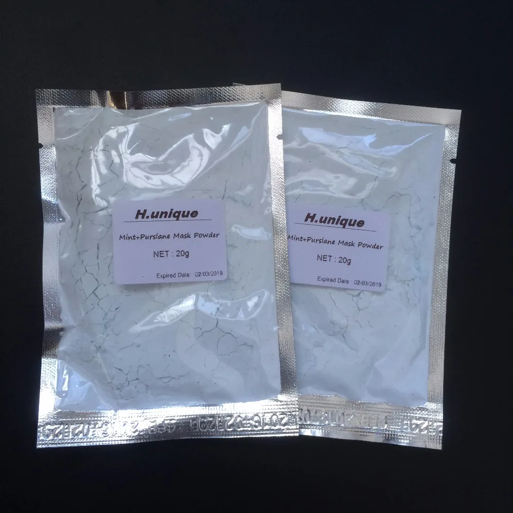 

500g 1000g Mint+Purslane Soft Powder Fical Care Moisturizing Oil-control Beauty Salon SPA Products