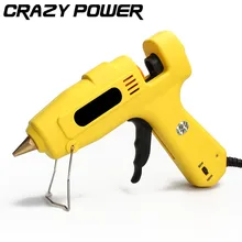 CRAZY POWER 60W/100W Dual Power Electric Heating High Temp Heater Hot Melt Glue Gun Practical Heating Craft Repair Tools