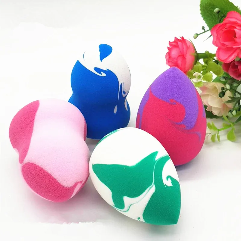 

1 Pc Cream Wet Dry Dual Puff Beauty Egg Soft Makeup Sponge Natural Rubber Puff Use Face Foundation Powder Blender Cosmetic Tools