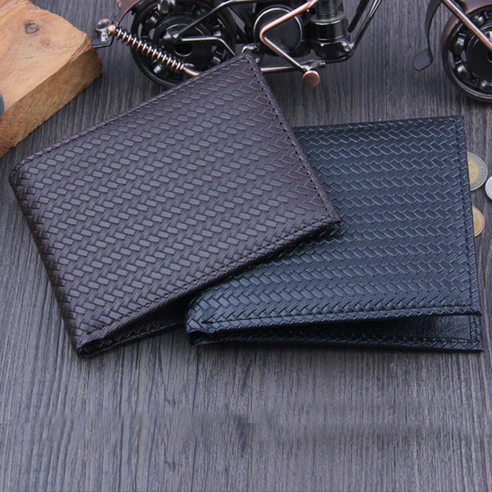 

Maison Fabre Men Business PU Leather Soild Wallet ID Credit Card Holder vandream Purse Pockets Men Wallet dropshipping