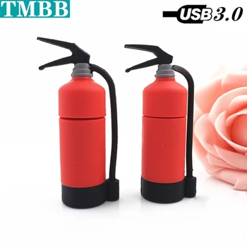 

USB 3.0 cartoon fire extinguisher Pen drive 256GB 8GB 16GB 32GB 64GB 128GB USB flash drive Pen stick memory card U disk pendrive