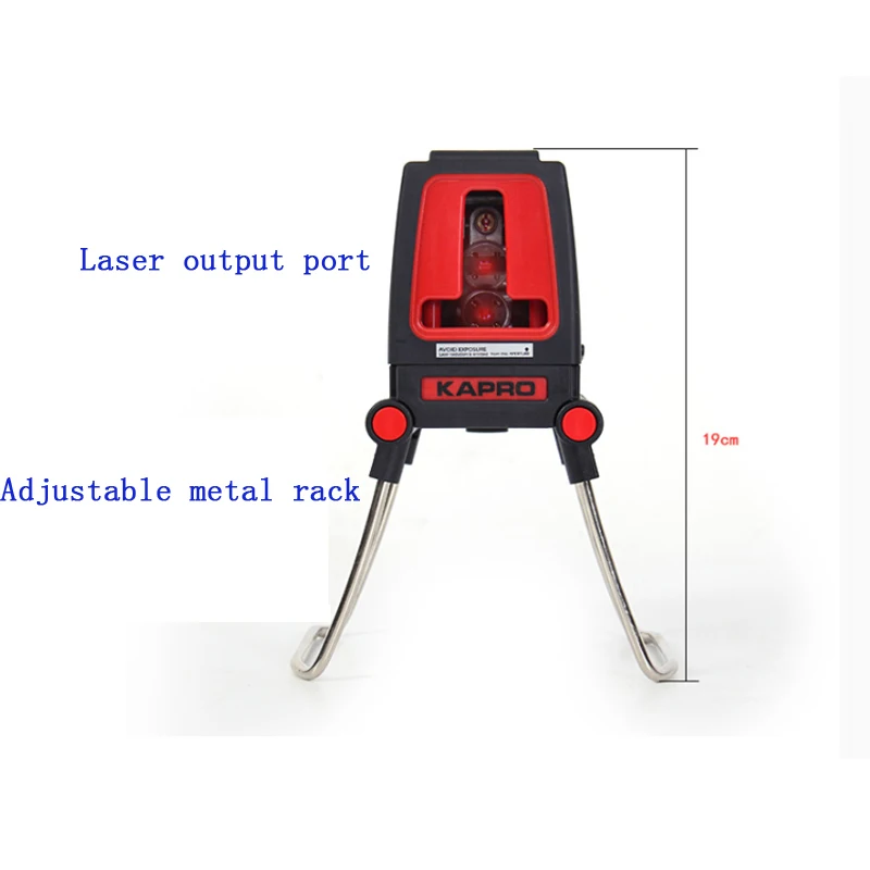 Kapro Высокоточный Профессиональный 2 линии самонивелирующийся лазер для выравнивания уровня с вертикальной горизонтальной Красной перекрестной линией