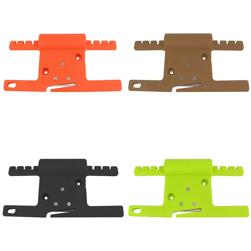 1 PC Paracord اللفاف اللفاف بكرة بكرة الحبل اللفاف تخزين متعددة الوظائف مريحة في الهواء الطلق النايلون الإبداعية Paracord اكسسوارات