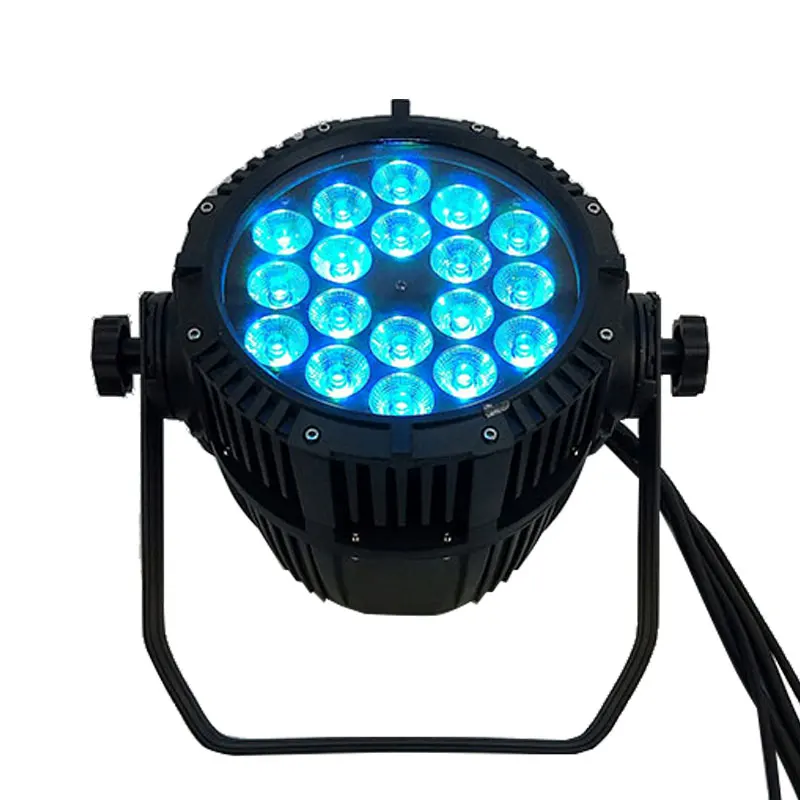 Топ продаж водонепроницаемый светодиодный Par 18x18 Вт RGBWA+ UV DMX512 открытый IP65 Светодиодный DMX сценический эффект освещения Master-Slave Luces Discoteca