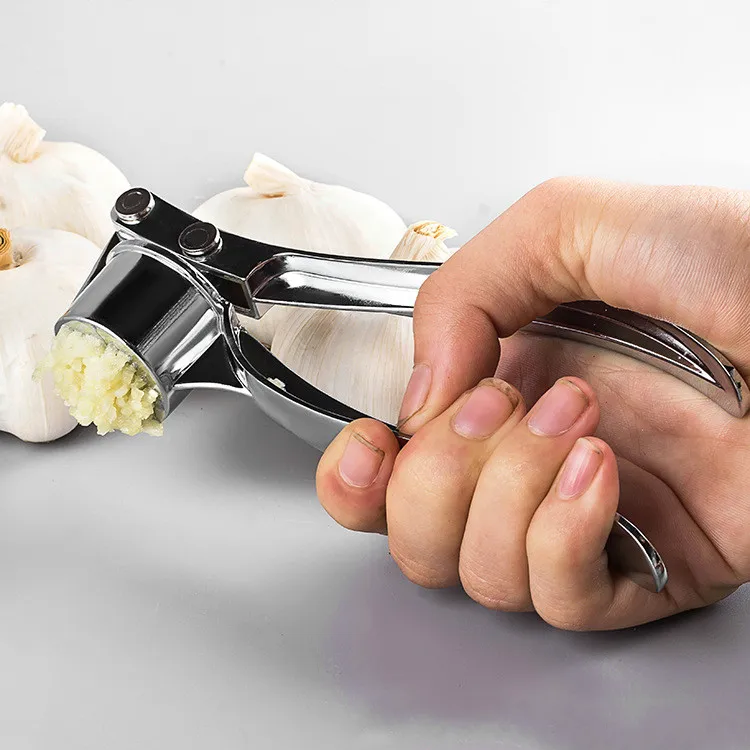 Creative Stainless Steel Garlic Presses Multi function Manual Pressure Squeeze Mashed Garlic