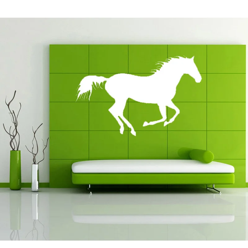 DIY Vinyl Wall Stickers Horse Animal Wall Decor Wall Decals Cavalo For Free Shipping Large Size