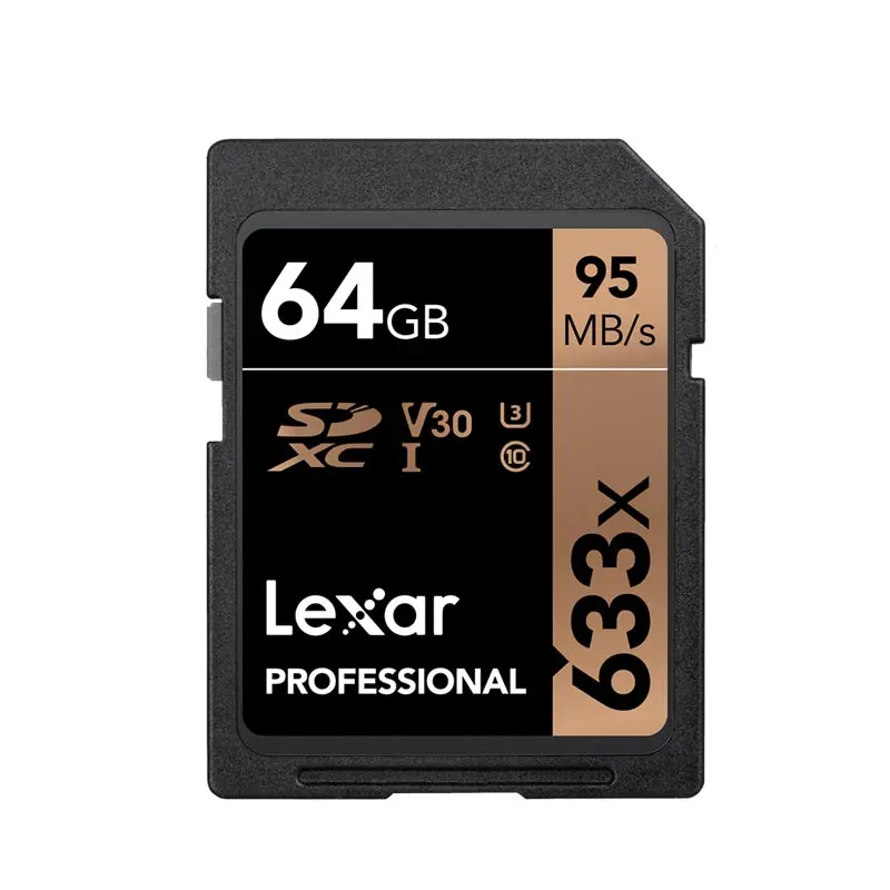 Lexar sd card 64 gb 633x карты памяти Class10 U3 SDXC карт sd 64 Гб 4 K видео memoria carte memoire для Canon Nikon camera sd-карта - Емкость: 633X-64GB