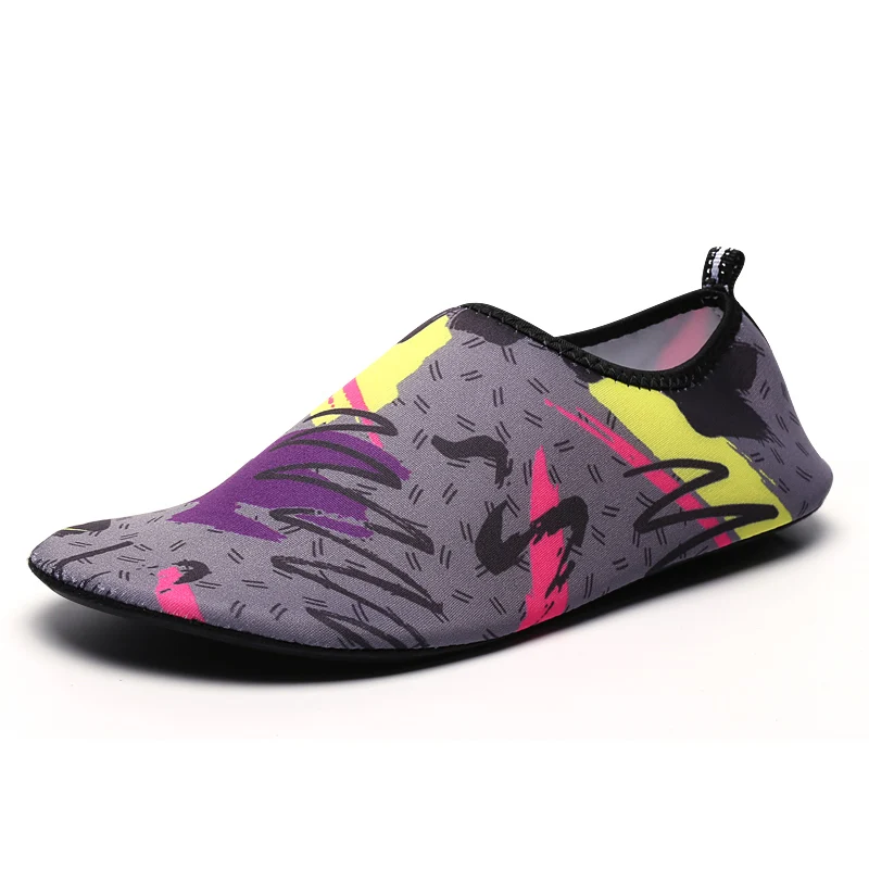 Новое поступление мужская обувь для бассейна летняя пляжная обувь для плавания дышащая мягкая обувь унисекс тапочки для йоги - Цвет: Темный хаки