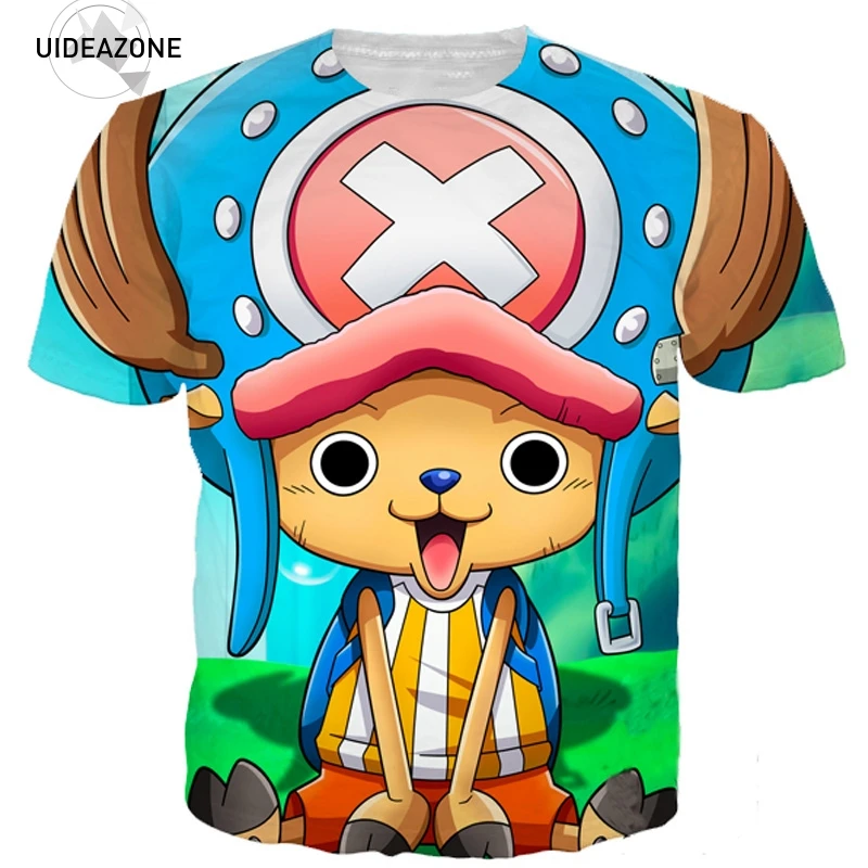Buy One Piece Cute Chopper T shirts Men Women 3D Anime