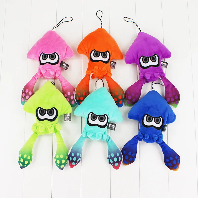 25cm Splatoon Inkling Squid Doll Toys Animals Cartoon Anime Game Pendant Cute Christmas Gifts for Kids