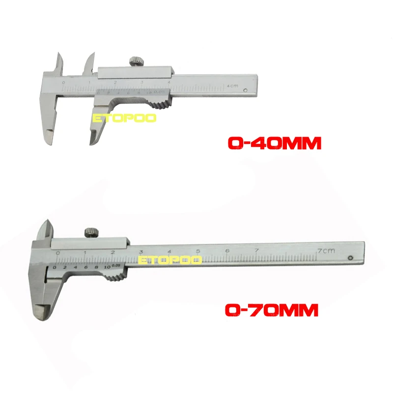 0-40 мм 70 мм 100 мм 150 мм Мини штангенциркуль закаленный метрический машинист 100 мм 4 дюйма нержавеющая сталь Guage портативный измерительный инструмент