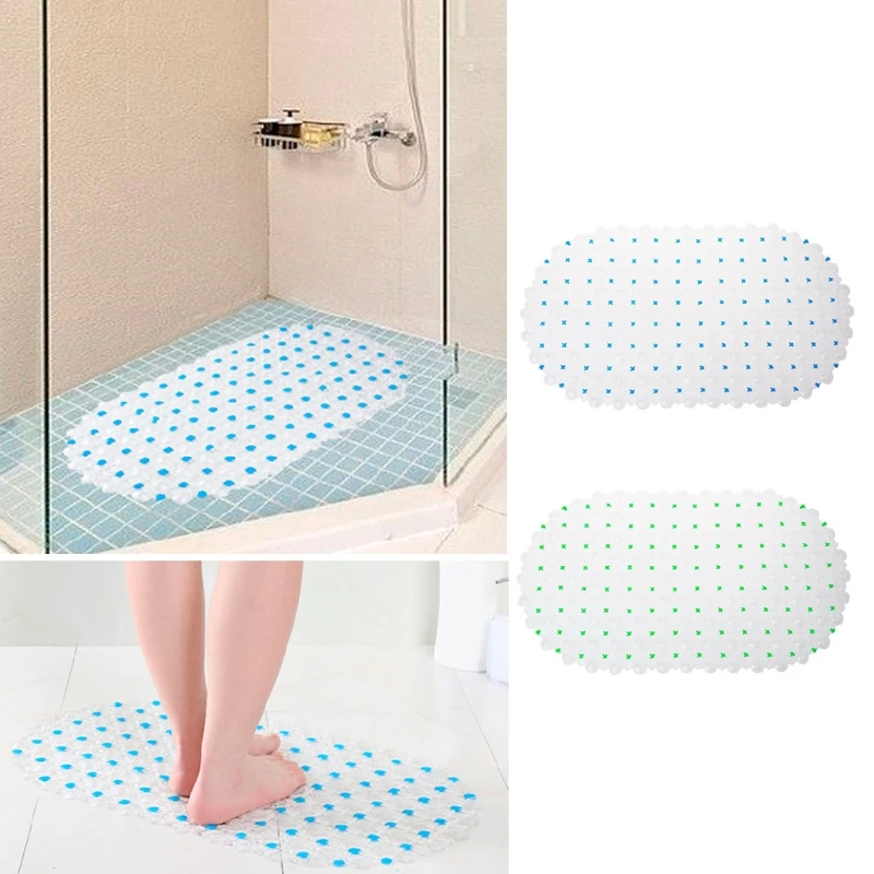 OOTDTY PVC Shower Bat Tub Carpet Safety Non Slip Mats With Suction Cups