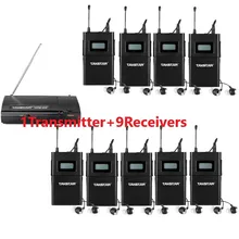 Takstar сценическая система монитора Беспроводная система WPM-200/wpm200 в ухо система монитора 1 передатчик+ 9 приемников 9 наушники-вкладыши