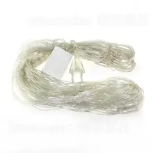 Супер Яркий Рождественский светодиодный сетевой свет 1,5 м x 1,5 м 96 Светодиодный 110 В США штекер открытый светодиодный светящаяся сетка декоративные домашние Вечерние