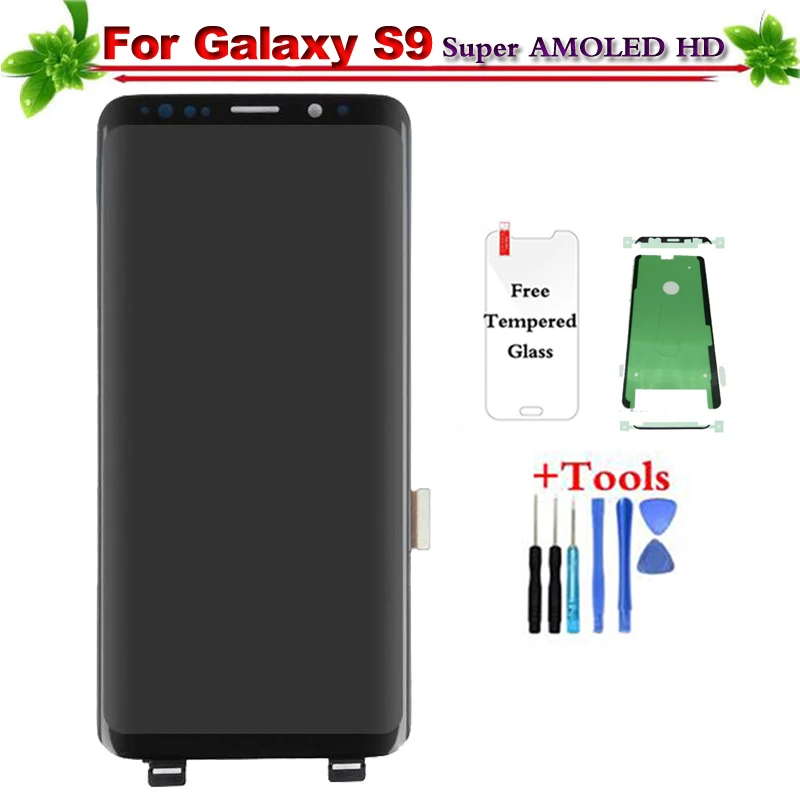 

Super Amoled for SAMSUNG Galaxy S9 G960 LCD Display Touch Screen Digitizer Assembly Replacement for SAMSUNG Galaxy S9 Display