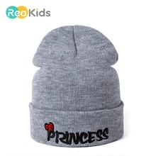 REAKIDS HIKIDSBaby/шапки для новорожденных; вязаная шапка с героями мультфильмов для маленьких мальчиков и девочек; шапка; вязаная шапка для малышей; Теплая Шапка; сезон осень-зима