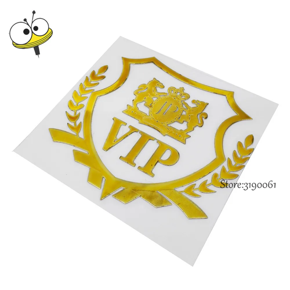 

Car Sticker Emblem Badge Decal For VIP Logo For Skoda Octavia ISUZU Dmax Honda CRV Hyundai i30 Dacia Subaru Infinit Automobiles