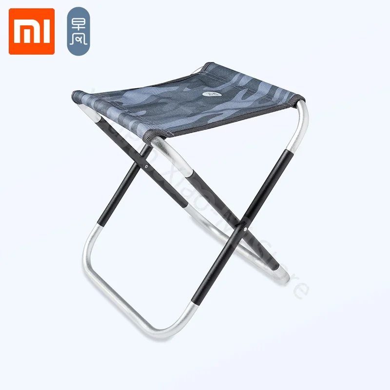 Xiaomi Youpin уличный складной стул портативный алюминиевый сплав Досуг малая скамья эскиз стул ситинг стул с сумкой для хранения - Цвет: Черный