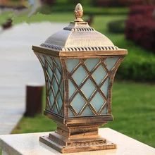 Модная голова светодиодный настенный светильник водонепроницаемый клеймо свет fixturexs quare элемент двери лампа наружного освещения с бесплатными светодиодными лампами