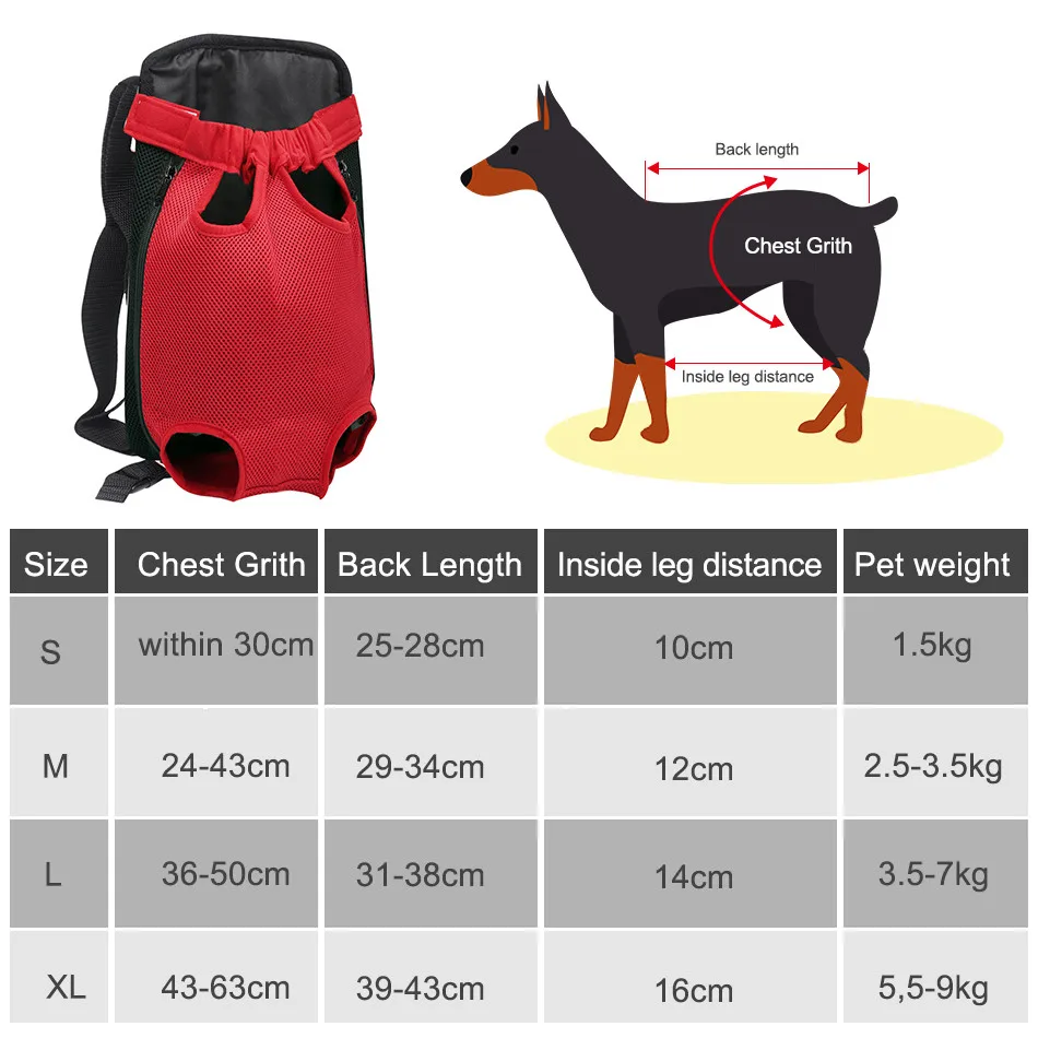 carrying bag dog
