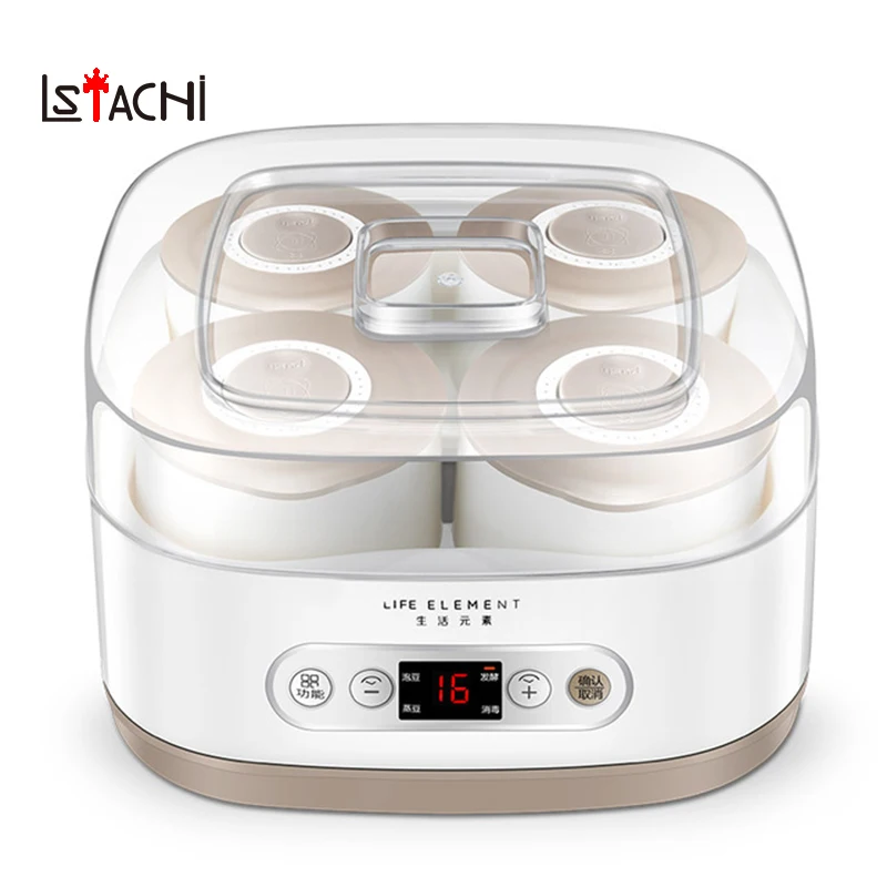 

LSTACHi Automatic Natto fermentation yogurt containers fermenter yogurt maker machine ceramic bear kitchen appliances
