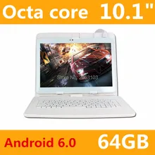 Free shipping 2017 Newest 10 inch 3G 4G Lte Tablet PC Ocat Core 4GB RAM 64GB ROM Dual SIM Card Android 6.0 IPS tablet PC 10