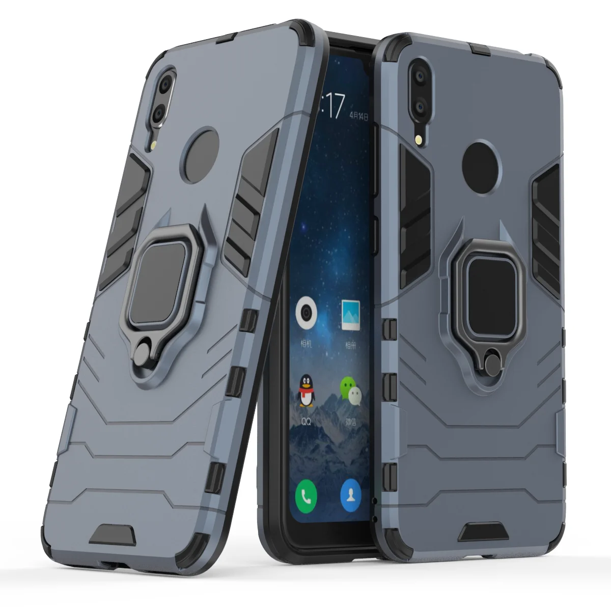 Металлическое кольцо основа для huawei MATE 20 PRO Lite 10 9 20X чехол Armor Kickstand Гибридный