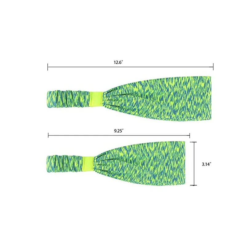 Повязка головная для йоги фитнес впитывающая пот Быстросохнущий впитывающий пояс Эластичная Беговая повязка для волос повязка на голову