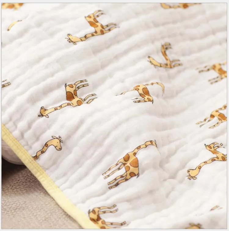 Aden anais осенние Товары для новорожденных Детские газовые одеяла уплотненные муслиновые хлопковые 6 слоев с этикеткой 115*120 см