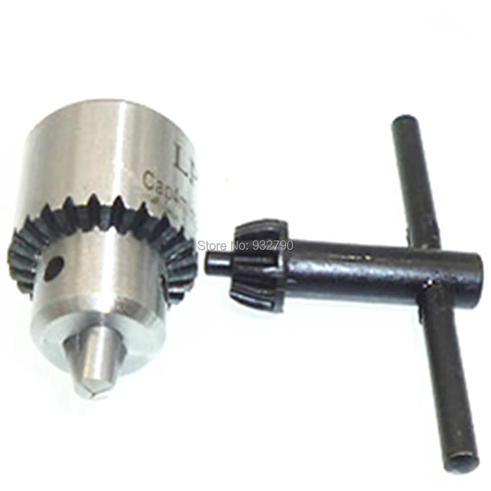 Watchmakers Mini Drill Chuck Mount Clamp 0.3mm-4mm Jt0 Taper Key Type Small Micro Keyed Drill Chuck For Power Electric Drills