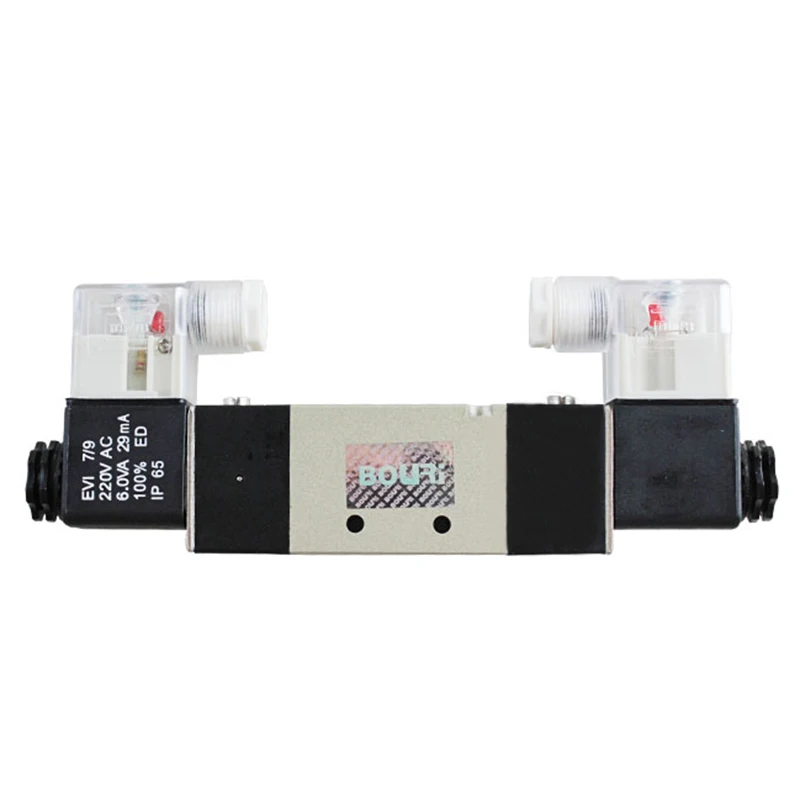 24 В двойной Электронный Управление пневматические Клапан tg2522-08 Air Клапан 5 Путь 2 Позиция G1/4"