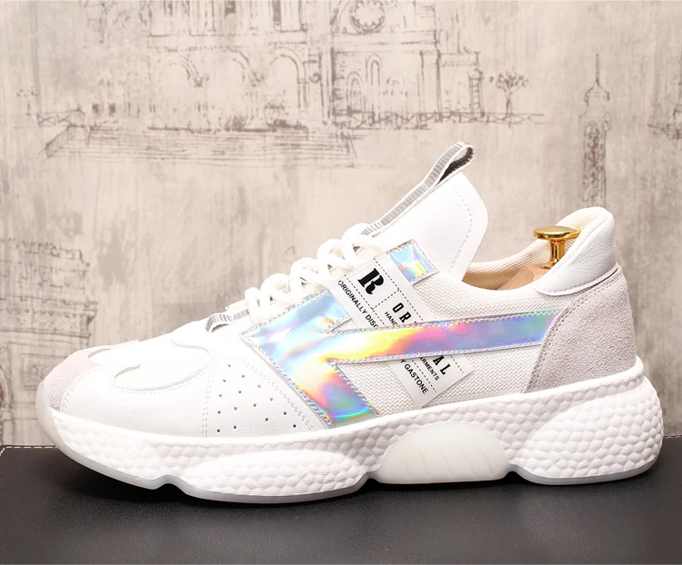 

Men Shoes Spring Autumn Casual Leather Flat Shoes Lace-up Low Top Male Sneakers tenis masculino adulto Shoes fast send