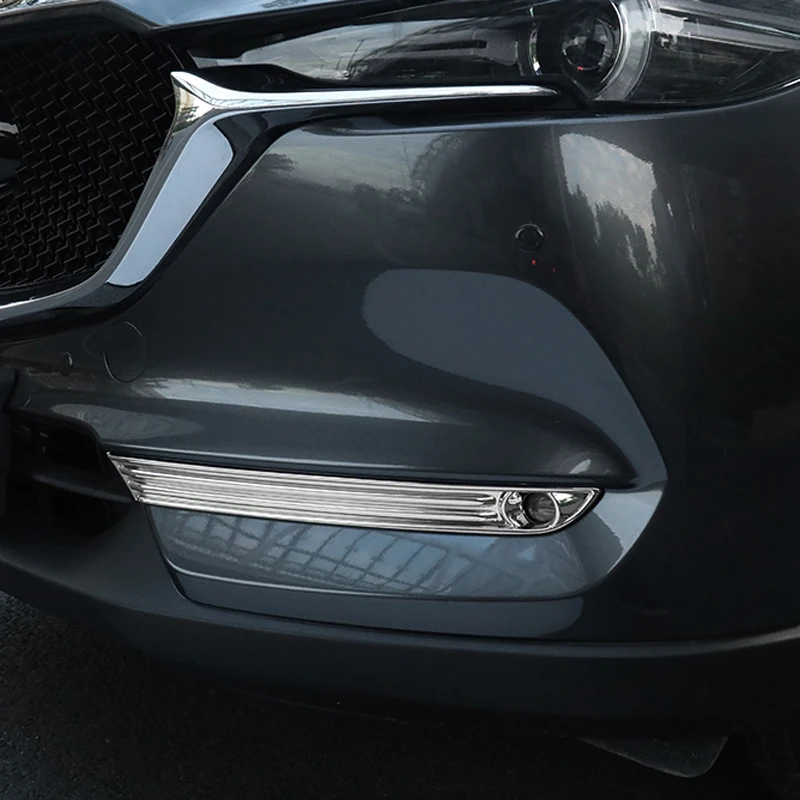 Автомобильная наклейка для Mazda CX 5 CX5 2017 2018 2019 ABS Хром передний противотуманный