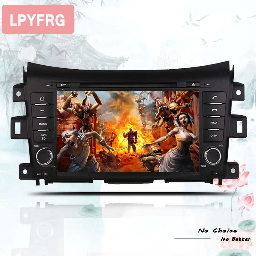 Discount 4G RAM Android 9.0 Car dvd Stereo Player GPS Glonass Navigation for Nissan Navara NP300 2014 2015 2016 2017 -19 Auto Video Audio 5