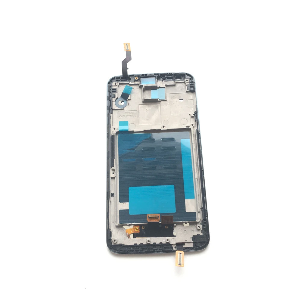 Сенсорный ЖК экран с рамкой для LG G2 D802 D805 D800 D801 D803 VS980 100% тестирование бесплатная
