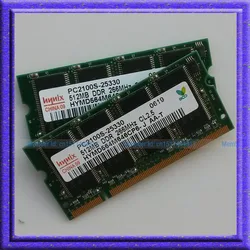 

Hynix Fully Test !! 1GB (2x512MB) DDR-266 PC2100 200pin Laptop (SODIMM) ddr1 266Mhz Memory Notebook RAM KIT 200-pin