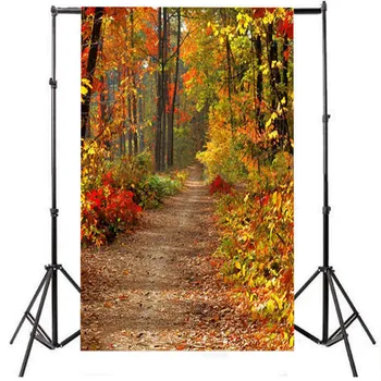 

1pc 5x7ft Fall Autumn Backdrop Forest Vinyl Background Photo Studio Photography Props Beautiful Scenic Mayitr