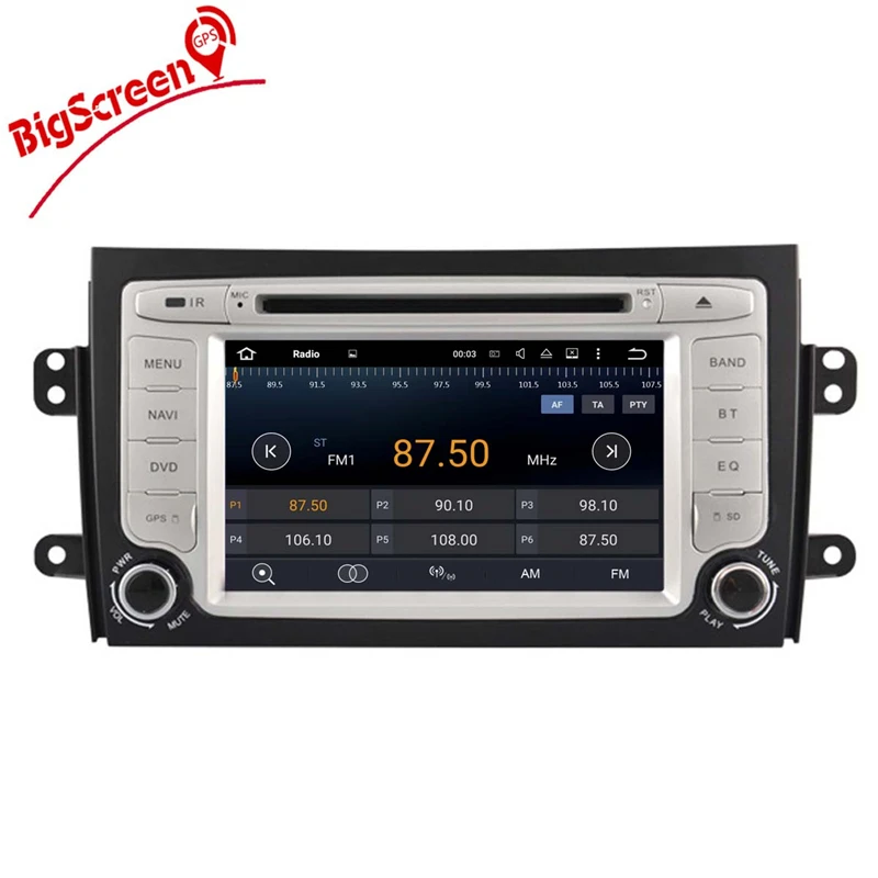 Excellent The Newest Android 7.1 Quad Core Car CD DVD Player GPS Navigation For SUZUKI SX4 2006-2012  Multimedia Monitor  Stereo 2