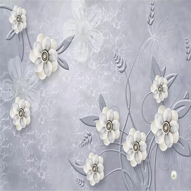 Jewelry flower large living room bedroom background wall professional production mural wallpaper wholesale custom photo wall Jewelry flower large living room bedroom background wall professional production mural wallpaper wholesale custom photo wall