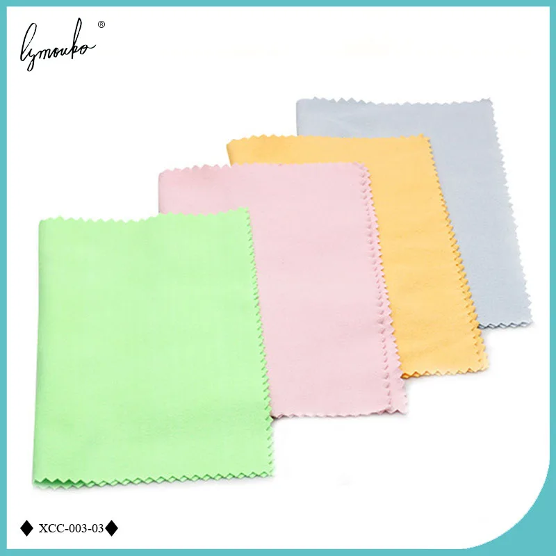 

Lymouko 10pcs/Lot High Quality Multicolor Soft Microfiber Glasses Micro Suede Lens Cloth
