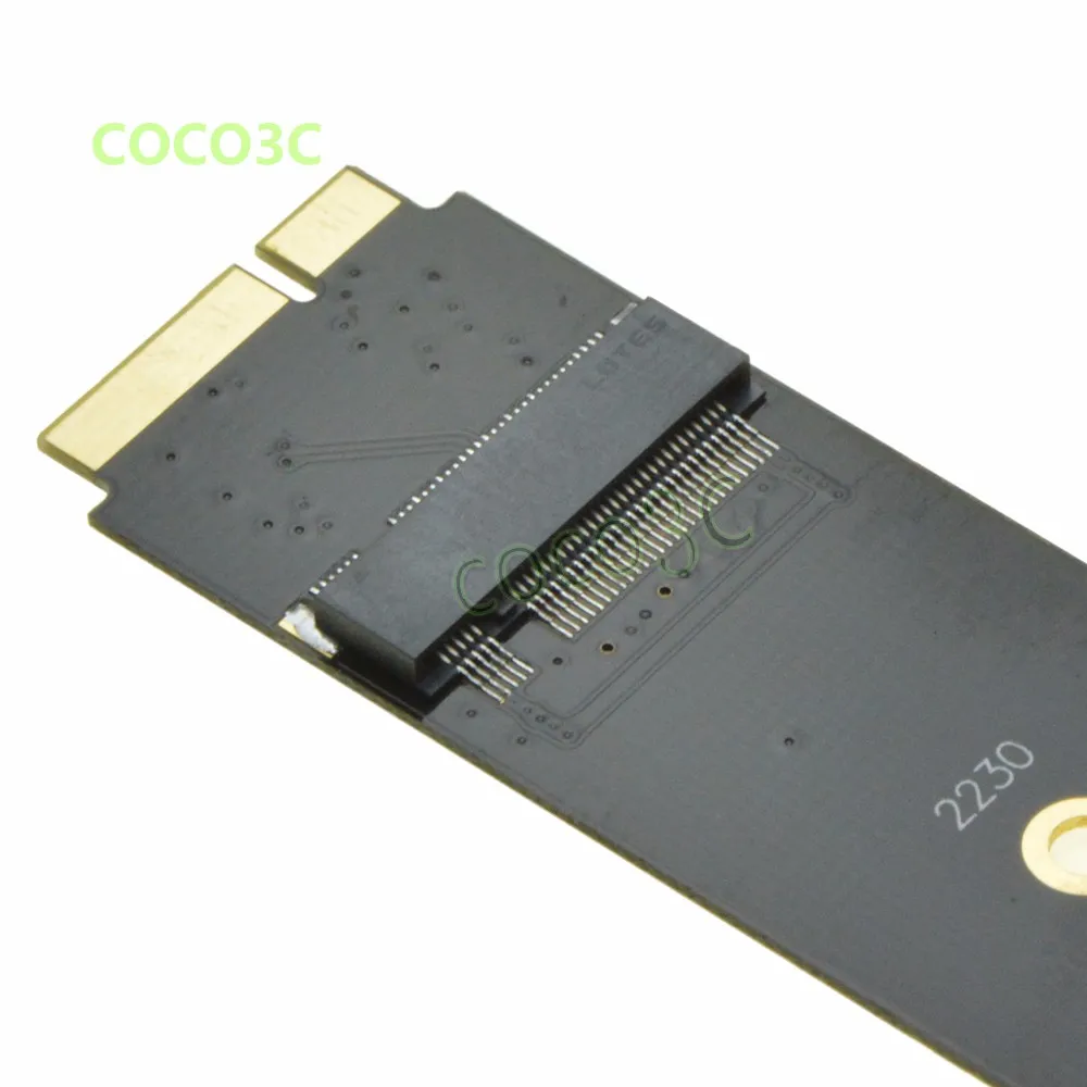 B Ключ M.2 SATA SSD адаптер as SSD для 2012 MACBOOK Air B+ M ключ NGFF для SanDisk X110 Transcend MTS400